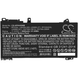 Batterie pour HP HSTNN-OB1Q (3600 mAh/41.04 Wh, 11.4 V)