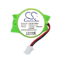 Batterie pour Sony CECHE01 (200 mAh/0.6 Wh, 3 V)