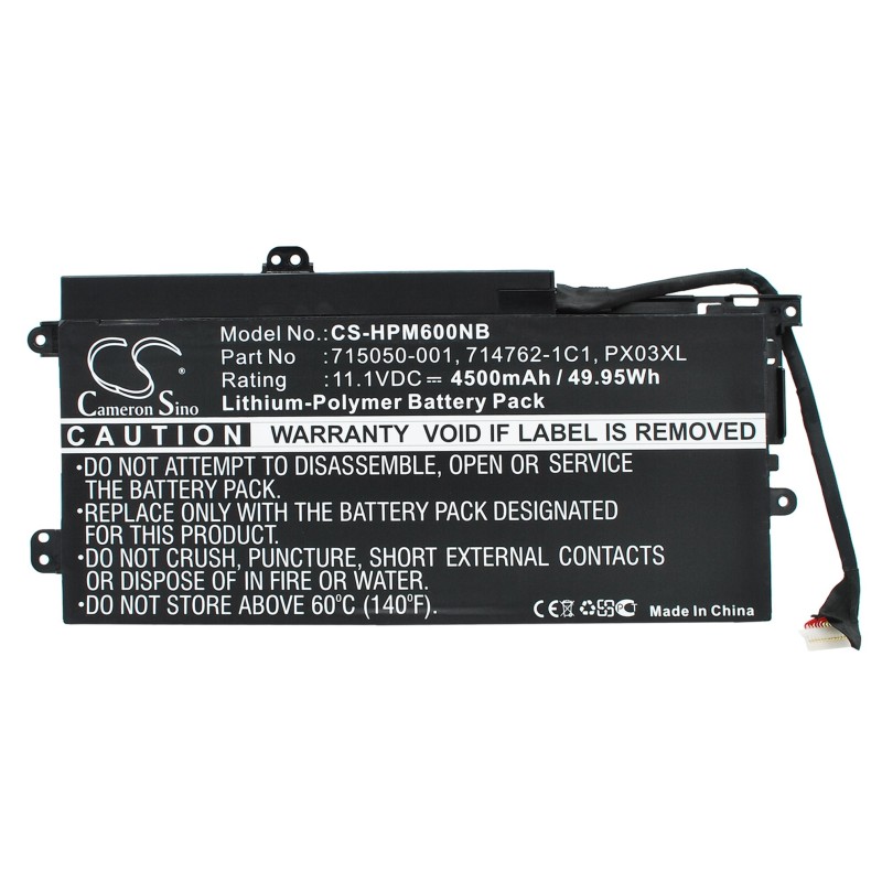 Batterie pour HP Envy 14-K010us (4500 mAh/49.95 Wh, 11.1 V)