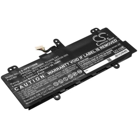 Batterie pour HP PPO2XL (4750 mAh/36.1 Wh, 7.6 V)