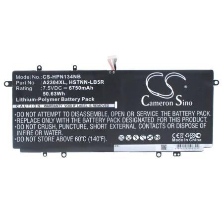 Batterie pour HP 738075-421 (6750 mAh/50.63 Wh, 7.5 V)