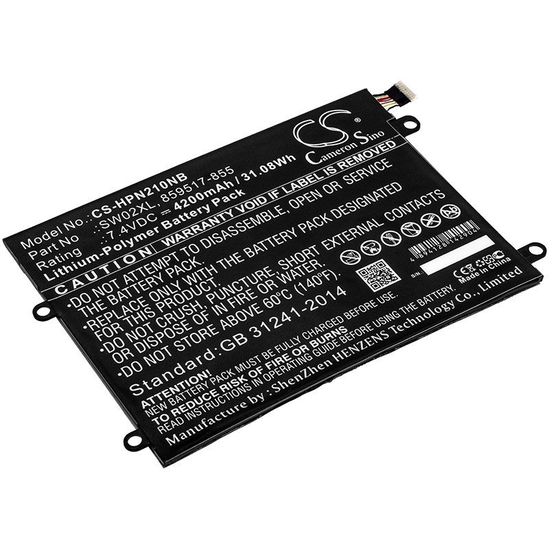 Batterie pour HP Notebook x2 (4200 mAh/31.08 Wh, 7.4 V)