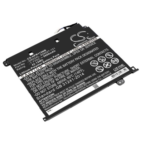 Batterie pour HP DR02XL (5600 mAh/43.12 Wh, 7.7 V)