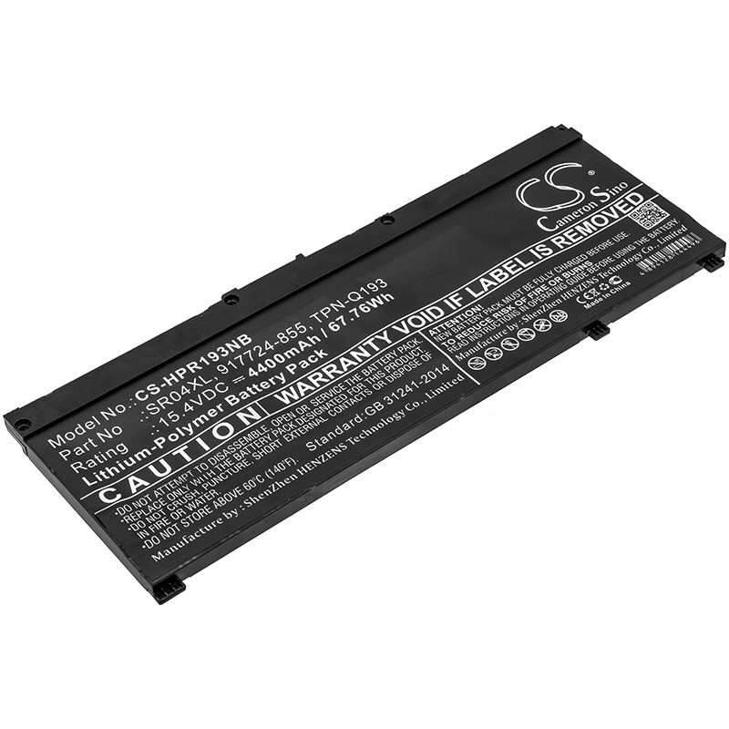 Batterie pour HP Pavilion 15-CB082TX (4400 mAh/67.76 Wh, 15.4 V)