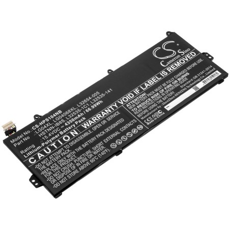 Batterie pour HP Pavilion 15-cs3004TX (4350 mAh/66.99 Wh, 15.4 V)