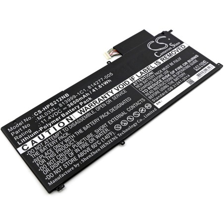 Batterie pour HP N5S20UA (3650 mAh/41.61 Wh, 11.4 V)