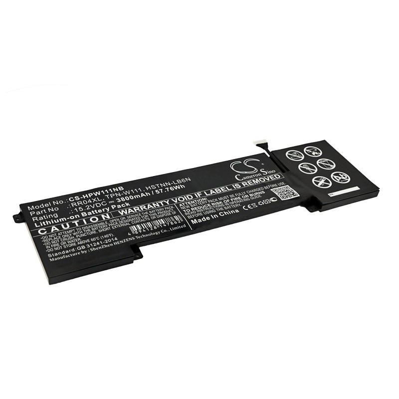 Batterie pour HP Omen 15-5220CA (3800 mAh/57.76 Wh, 15.2 V)