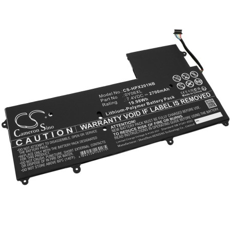 Batterie pour HP OY06XL (2700 mAh/19.98 Wh, 7.4 V)