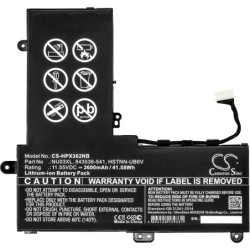 Batterie pour HP 11-AB001TU (3600 mAh/41.58 Wh, 11.55 V)