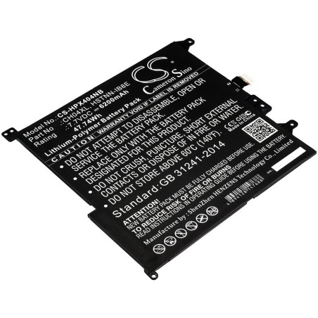Batterie pour HP CH04XL (6200 mAh/47.74 Wh, 7.7 V)