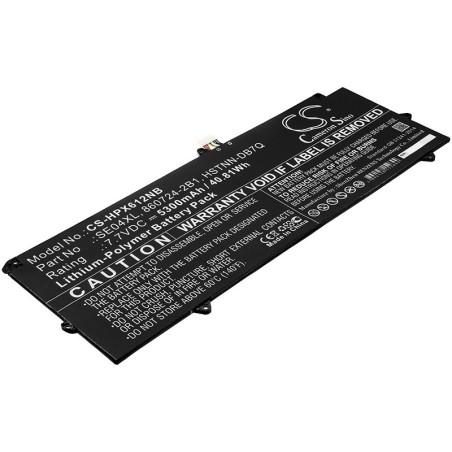 Batterie pour HP SE04XL (5300 mAh/40.81 Wh, 7.7 V)