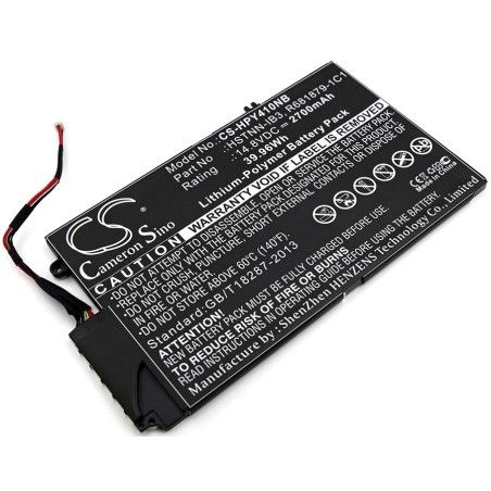 Batterie pour HP EL04 (2700 mAh/39.96 Wh, 14.8 V)