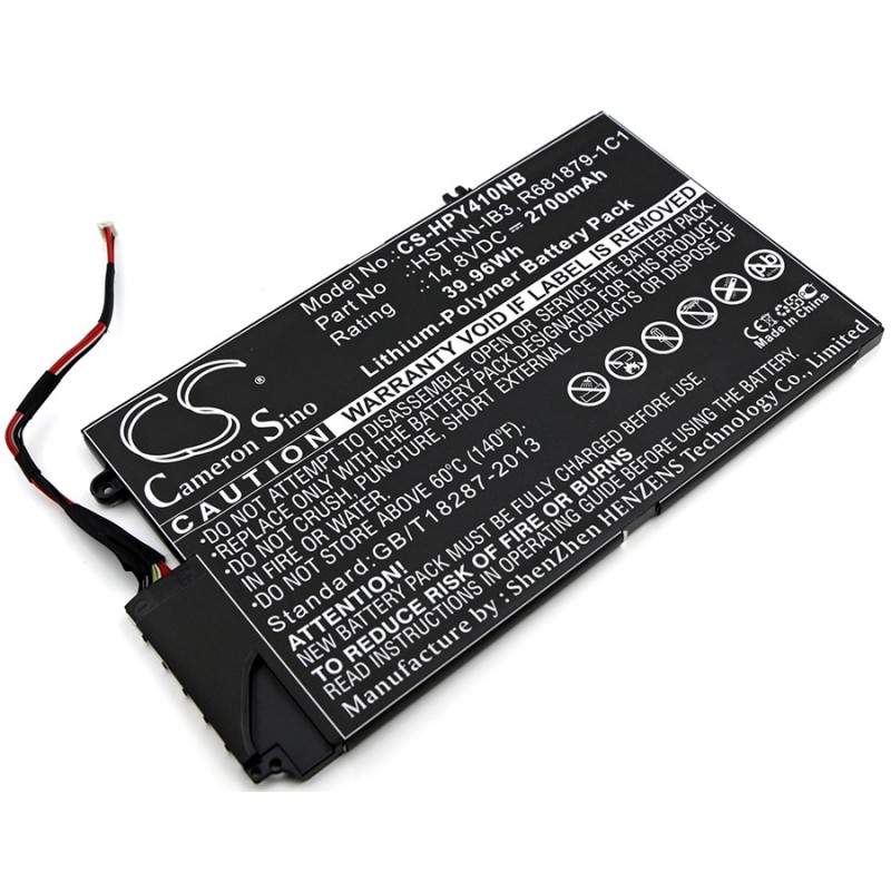 Batterie pour HP Envy 4-1010es (2700 mAh/39.96 Wh, 14.8 V)