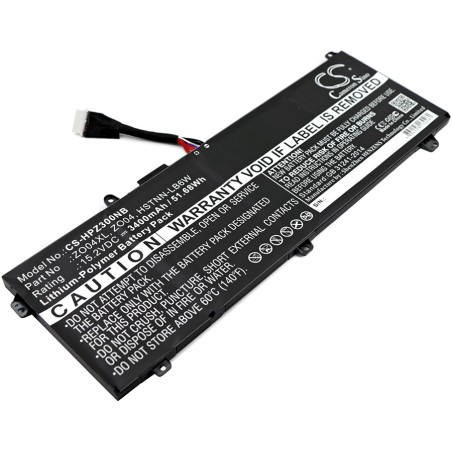 Batterie pour HP ZO04 (3400 mAh/51.68 Wh, 15.2 V)