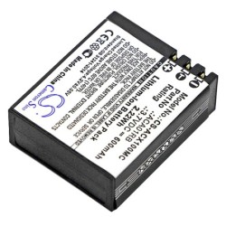 Batterie pour ACTIVEON CX (600 mAh/2.22 Wh, 3.7 V)