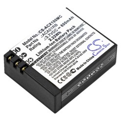 Batterie pour ACTIVEON CX Gold (600 mAh/2.22 Wh, 3.7 V)