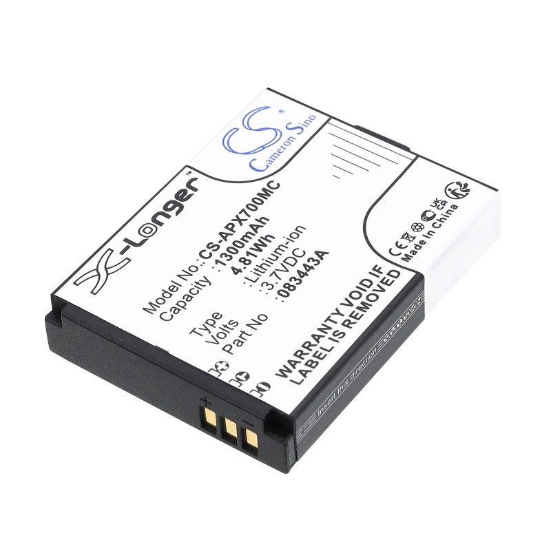 Batterie pour Actionpro X7 (1300 mAh/4.81 Wh, 3.7 V)
