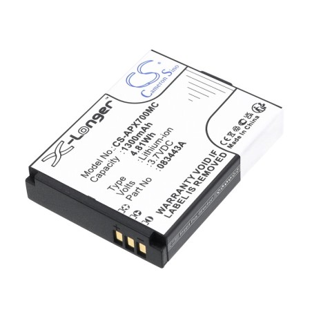 Batterie pour Actionpro X7 (1300 mAh/4.81 Wh, 3.7 V)