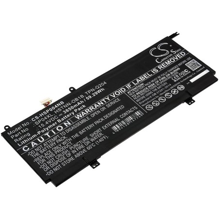 Batterie pour HP L28764-005 (3850 mAh/59.29 Wh, 15.4 V)