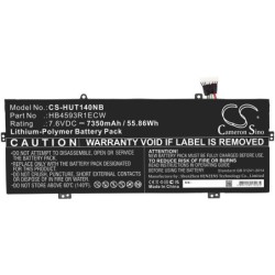 Batterie pour Huawei MateBook 14 (7350 mAh/55.86 Wh, 7.6 V)