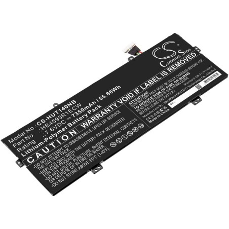 Batterie pour Huawei MagicBook i7-8550U 8GB (7350 mAh/55.86 Wh, 7.6 V)