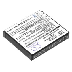 Batterie pour Panasonic Lumix DMC-FX55S (1050 mAh/3.89 Wh, 3.7 V)