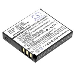 Batterie pour Panasonic Lumix DMC-FX55EF-S (1050 mAh/3.89 Wh, 3.7 V)