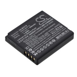 Batterie pour Panasonic Lumix DMC-FX580K (940 mAh/3.48 Wh, 3.7 V)