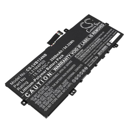 Batterie pour Lenovo ThinkBook 13x G2 IAP 21AT000BRU (3500 mAh/54.32 Wh, 15.52 V)