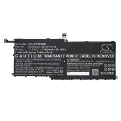 Batterie pour Lenovo ThinkPad X1 20FCS32U00 (3300 mAh/50.16 Wh, 15.2 V)