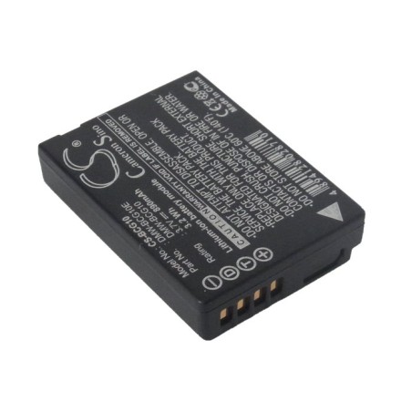 Batterie pour Panasonic Lumix DMC-TZ6EG-S (890 mAh/3.29 Wh, 3.7 V)