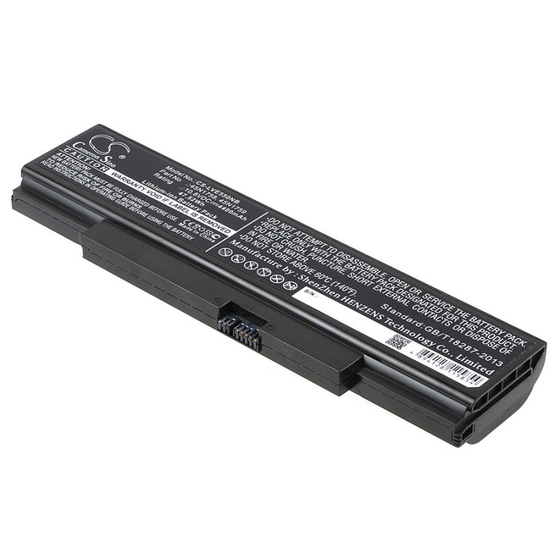 Batterie pour Lenovo E560-0QCD (4400 mAh/47.52 Wh, 10.8 V)