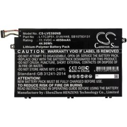 Batterie pour Lenovo ThinkPad E480(20KNA01ACD) (4050 mAh/44.96 Wh, 11.1 V)