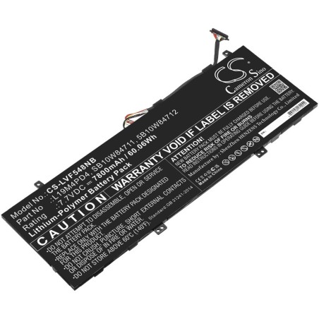 Batterie pour Lenovo Flex 5G (7800 mAh/60.06 Wh, 7.7 V)
