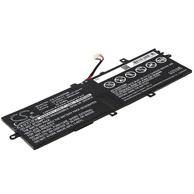 Batterie pour Lenovo ThinkPad Helix(20CGA01QCD) (4800 mAh/35.52 Wh, 7.4 V)