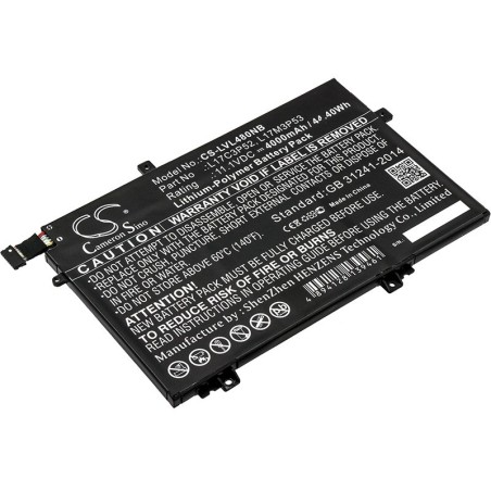 Batterie pour Lenovo 01AV464 (4000 mAh/44.4 Wh, 11.1 V)