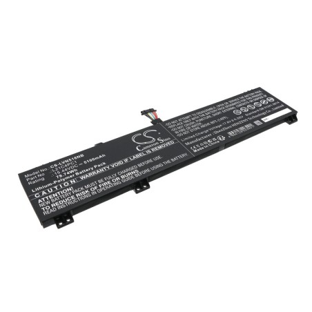 Batterie pour Lenovo Legion 5 Pro 16IAH7H 82RF00F7TW (5100 mAh/78.74 Wh, 15.44 V)