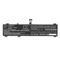 Batterie pour Lenovo Legion 5 Pro 16IAH7H 82RF00F7TW (5100 mAh/78.74 Wh, 15.44 V)