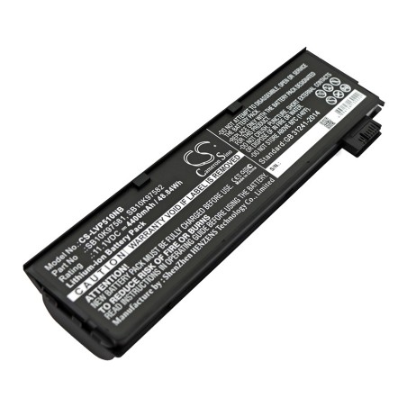 Batterie pour Lenovo Thinkpad T470 (4400 mAh/48.84 Wh, 11.1 V)