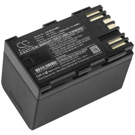 Batterie pour Canon EOS C70 (2600 mAh/37.44 Wh, 14.4 V)