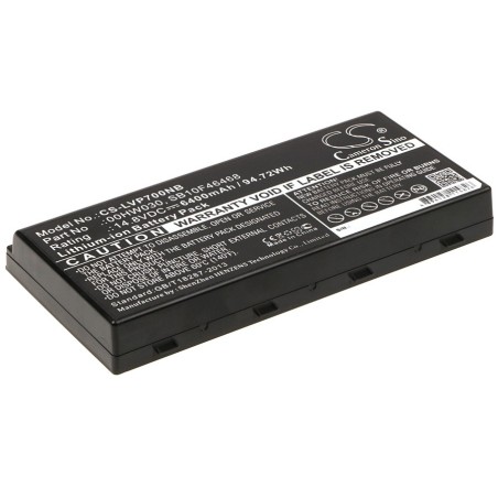 Batterie pour Lenovo ThinkPad P71 (6400 mAh/94.72 Wh, 14.8 V)