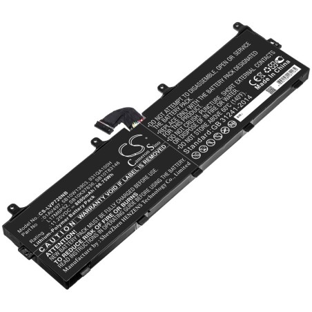 Batterie pour Lenovo 5B10W13903 (8600 mAh/96.75 Wh, 11.25 V)