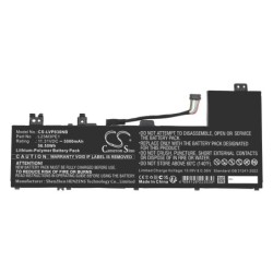 Batterie pour Lenovo 83DR002CLM (5000 mAh/56.55 Wh, 11.31 V)