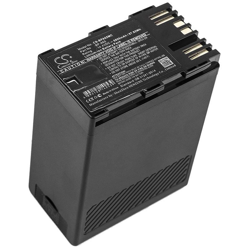 Batterie pour Canon EOS C200 (6800 mAh/97.92 Wh, 14.4 V)