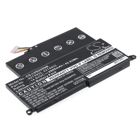 Batterie pour Lenovo Thinkpad Edge E220s (2900 mAh/42.92 Wh, 14.8 V)