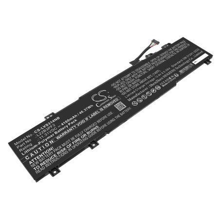 Batterie pour Lenovo IdeaPad Slim 3 14AMN8 82XN001XPH (4100 mAh/46.37 Wh, 11.31 V)