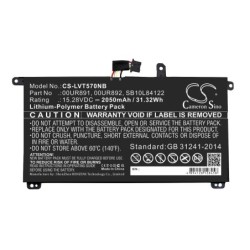 Batterie pour Lenovo ThinkPad P52s(20LBA009CD) (2050 mAh/31.32 Wh, 15.28 V)