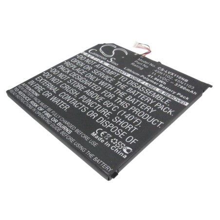 Batterie pour Lenovo ThinkPad Helix(20CGA01QCD) (3780 mAh/41.96 Wh, 11.1 V)