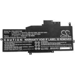 Batterie pour Lenovo ThinkPad X1 Nano Gen 1-20UN0011MS (4050 mAh/46.9 Wh, 11.58 V)