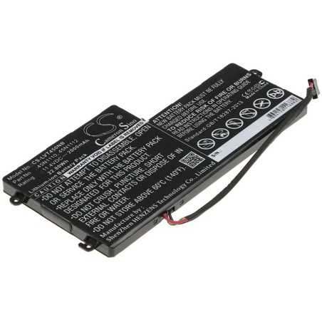 Batterie pour Lenovo ThinkPad T450s (2000 mAh/22.8 Wh, 11.4 V)